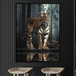 Tiger Reflection - Zenzdesign - NicheCanvas