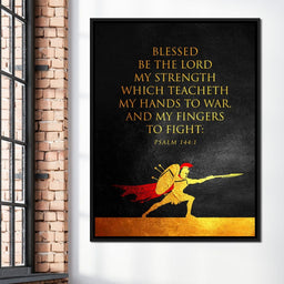 Psalm 144:1 - ABConcepts - NicheCanvas