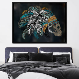 Ornamental Skull - NicheCanvas