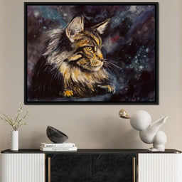 Night Cat - NicheCanvas