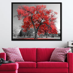 Big Red Tree - NicheCanvas