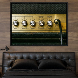 Vintage Electric Guitar Amplifier - NicheCanvas