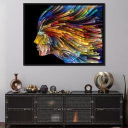 Psychedelic Face Alternate - NicheCanvas