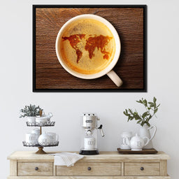 World Map Coffee Cup - NicheCanvas