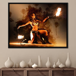 Flaming Nights - Johanjjf - NicheCanvas