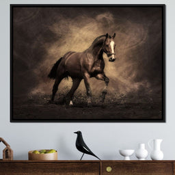 Brown Horse - NicheCanvas