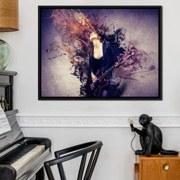 Guitar Splash - NicheCanvas