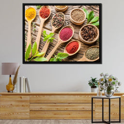 Assortment of Spices - NicheCanvas