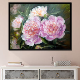 Blooming Peonies - NicheCanvas