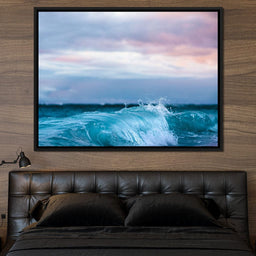 Blue Waves - Lucas Moore - NicheCanvas