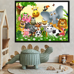 Cute Animals Canvas - NicheCanvas