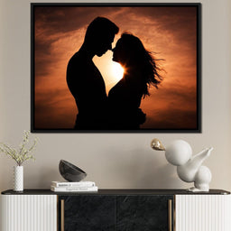 Couple by the Sunset - NicheCanvas