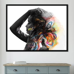 Colorful Hair - NicheCanvas