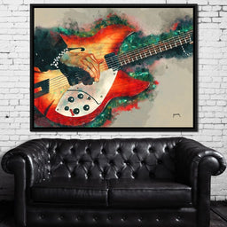 Tom Petty's Electric Guitar - Abraham Szomor - NicheCanvas