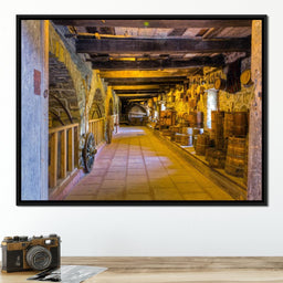 Inside the Old Barn - NicheCanvas