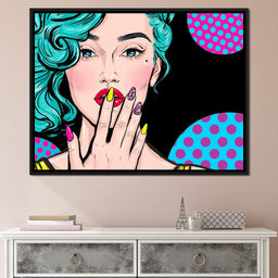 Pop Art Lady - NicheCanvas