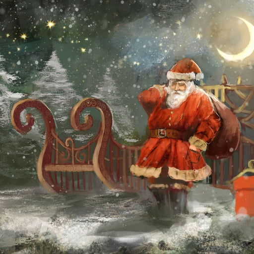 Christmas Night Canvas Print