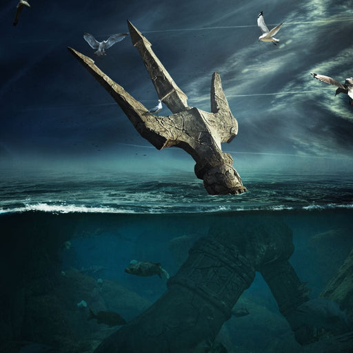 Last Hope - Poseidon - Milos Karanovic Canvas Print