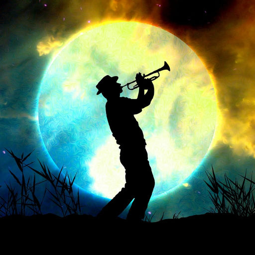 Space Trumpeter - ABConcepts Canvas Print