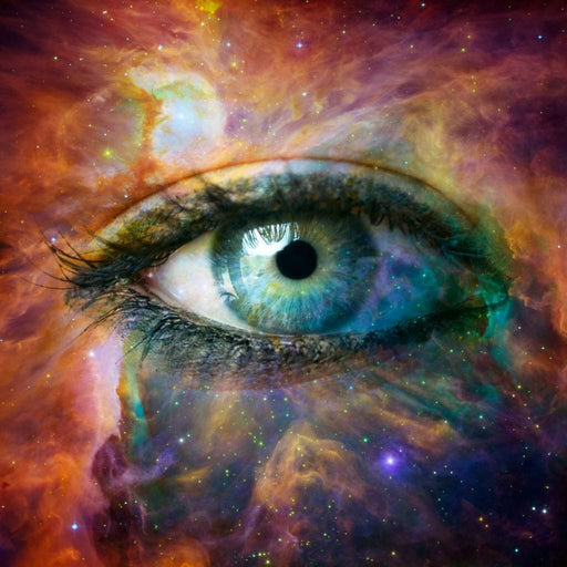 Eye In Space - Canvas Print - this wall decor is the perfect surreal art of the outerspace - this is a great addition to any space looking for an aesthetic flair | NicheCanvas