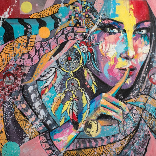 Mary Portrait Canvas Print