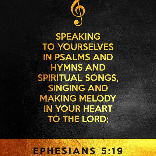 Ephesians 5:19 - ABConcepts Canvas Print