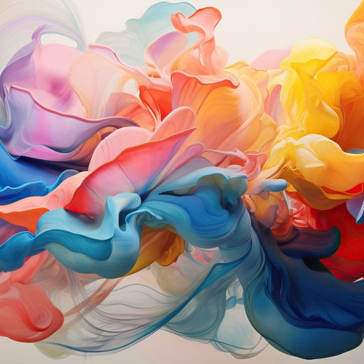 Blossom Swirl in Liquid Rose Canvas Print