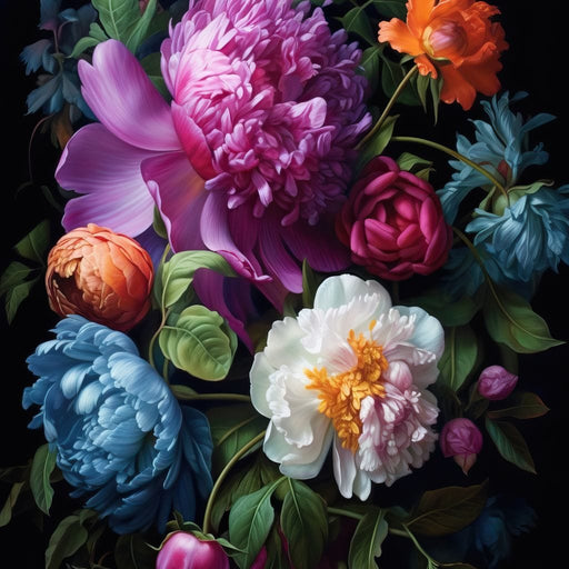 Colorful Flowers Canvas Print