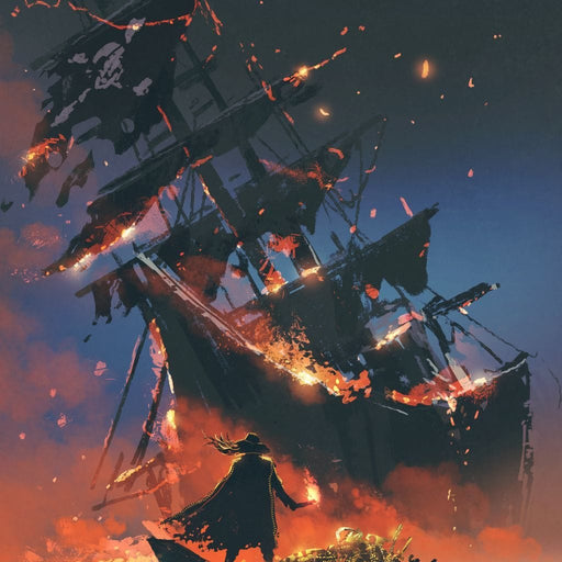 Stealing The Treasure Canvas Print