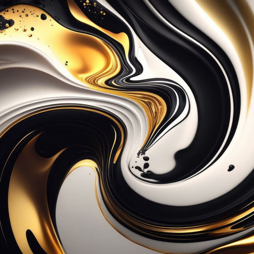 Marble-Lux Collection: Vibrant White & Gold Marble 04 Canvas Print