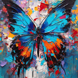 Colorburst Butterflies | NicheCanvas