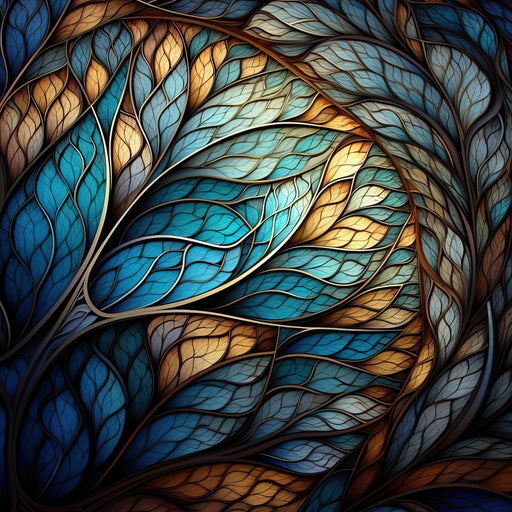 Mosaic Treescape Canvas Print