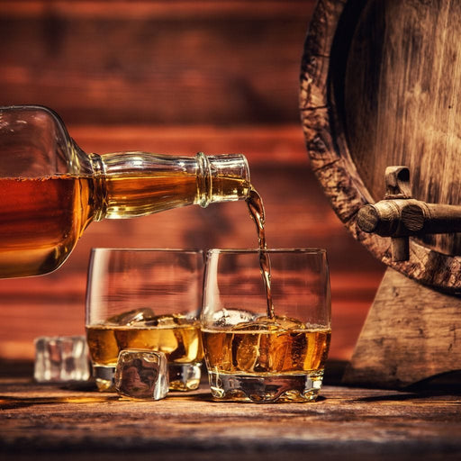 Whiskey Night Canvas Print