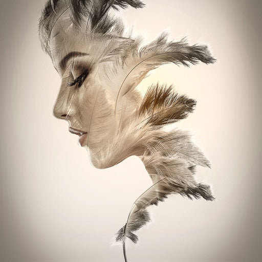 Feathers - FNDesign Canvas Print