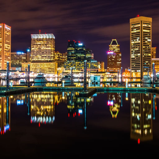 Baltimore Skyline Canvas Print