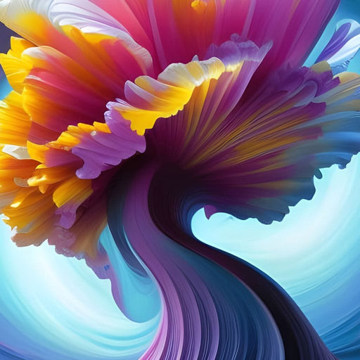 Flower Splash Art - Johanjjf Canvas Print