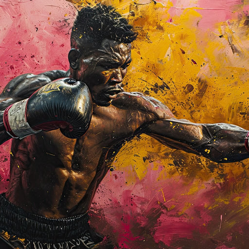 Golden Fury of the Ring Canvas Print