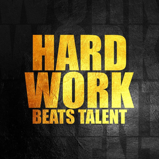 Hard Work Beats Talent - ABConcepts Canvas Print
