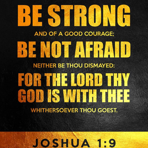 Joshua 1:9 - ABConcepts Canvas Print