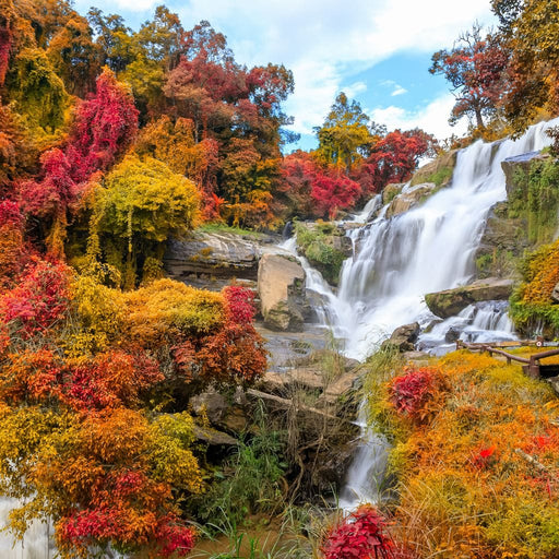 Mae Klang Waterfall Canvas Print