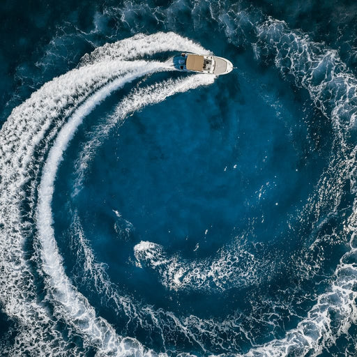 Boat Circle Canvas Print