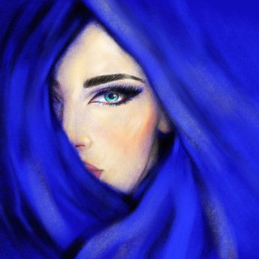 Blue Eye Canvas Print