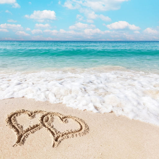 Love Beach Canvas Print