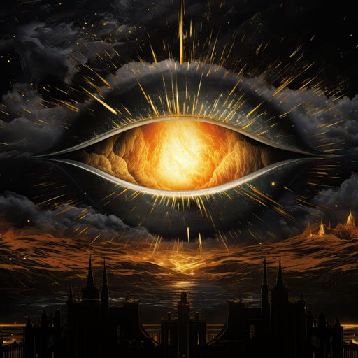 Eyes on the Midnight Castle - Raven Blackwood Canvas Print