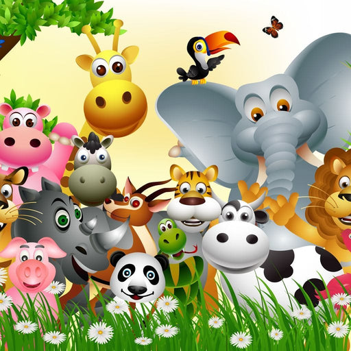 Cute Animals Canvas Print