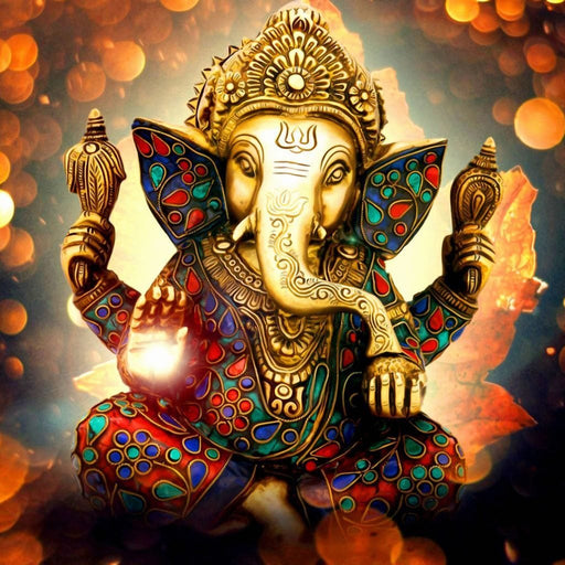 The Hindu God Ganesh - Limited Edition Canvas Print