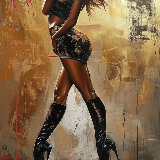 Alluring Legs In Motion Canvas Print