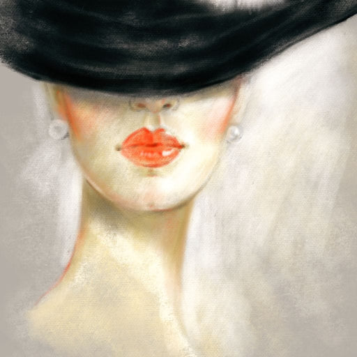 Chic Portrait Canvas Print