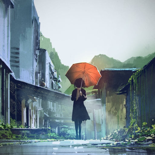 Abandoned Streets Canvas Print