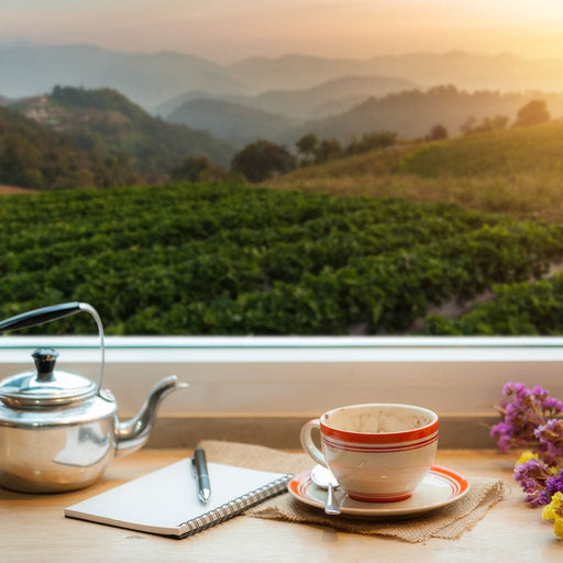 Coffee with a View Canvas Print